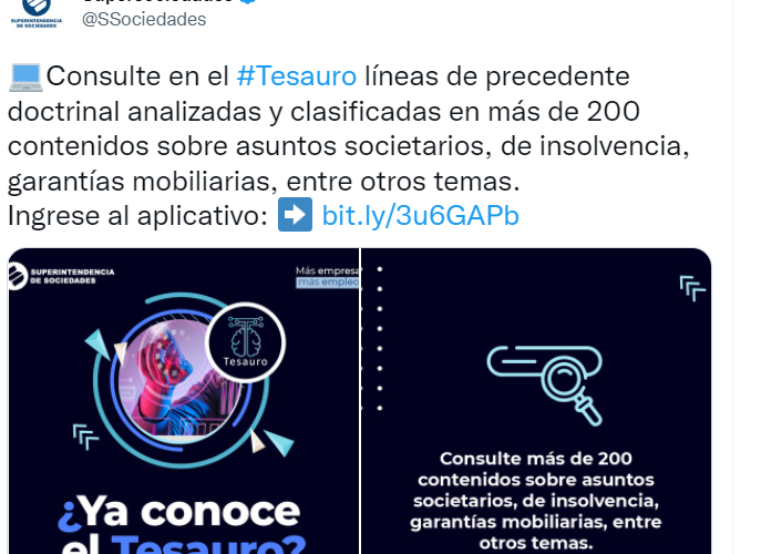 TESAURO- Buscador inteligente de jurisprudencia mercantil y doctrina de la entidad.